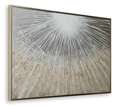 Waldard Gray/Taupe/White Wall Art - Ornate Home