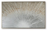 Waldard Gray/Taupe/White Wall Art - Ornate Home