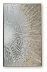 Waldard Gray/Taupe/White Wall Art - Ornate Home