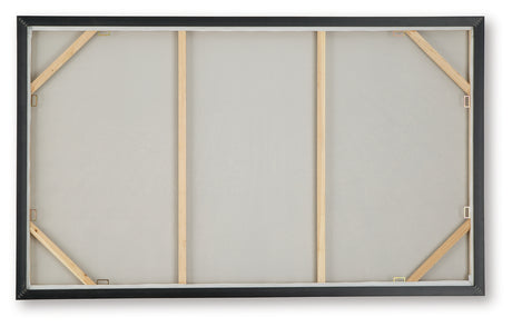 Waldard Gray/Taupe/White Wall Art - Ornate Home