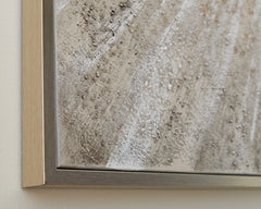 Waldard Gray/Taupe/White Wall Art - Ornate Home