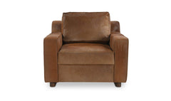 Walden Brown Hair On Hide Lounge Chair - Ornate Home
