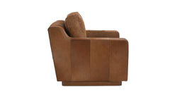 Walden Brown Hair On Hide Lounge Chair - Ornate Home
