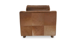 Walden Brown Hair On Hide Lounge Chair - Ornate Home