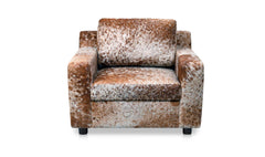 Walden Speckled Hair On Hide Lounge Chair - Ornate Home