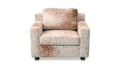 Walden Speckled Hair On Hide Lounge Chair - Ornate Home