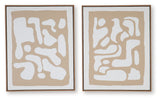 Waldett Beige/White Wall Art Set (Online Special Price) - Ornate Home