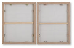Waldett Beige/White Wall Art Set - Ornate Home