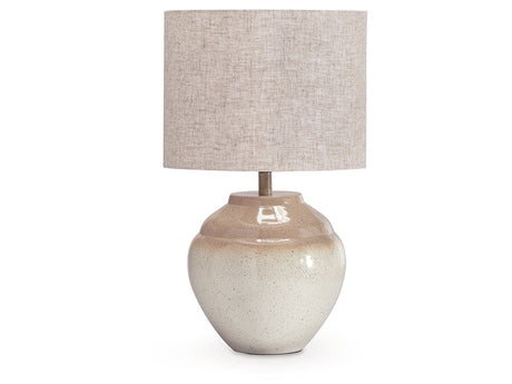 Waldish Cream/Beige Metal Table Lamp (1/CN) (Online Special Price) - Ornate Home