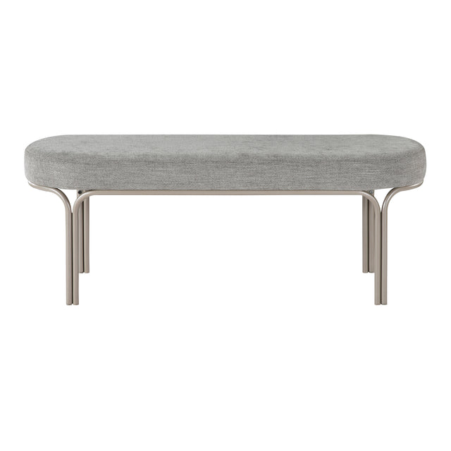 Waldon Gray Bench - Ornate Home
