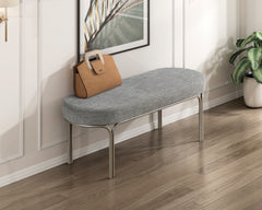 Waldon Gray Bench - Ornate Home
