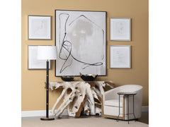 Waldorf 1 Brown/Black Canvas - Ornate Home