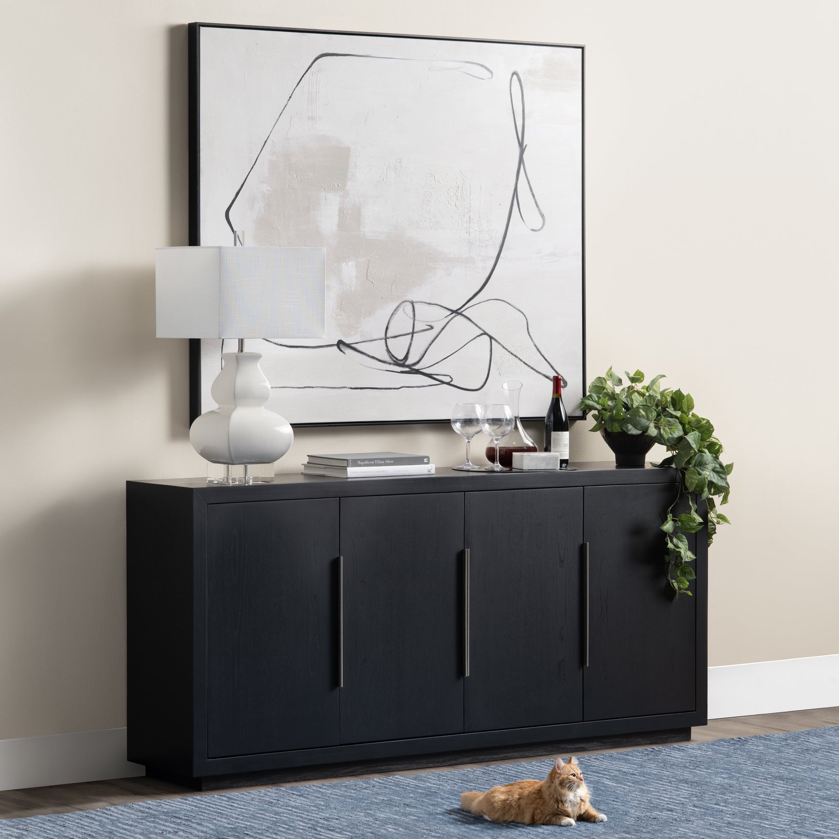 Waldorf 1 Brown/Black Canvas