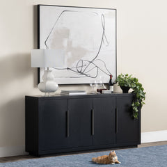 Waldorf 1 Brown/Black Canvas - Ornate Home