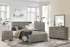 Waldorf Dark Gray Mirror - Ornate Home