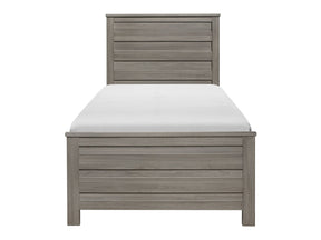Waldorf Dark Gray Twin Bed - Ornate Home