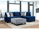 Waldport Navy Sectional - Ornate Home
