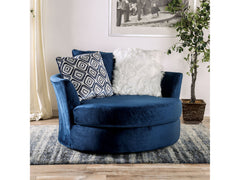 Waldport Navy Swivel Chair - Ornate Home