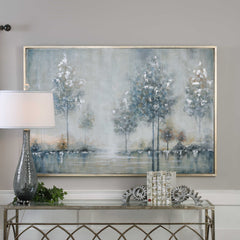 Walk In The Meadow Multicolor Landscape Art - Ornate Home