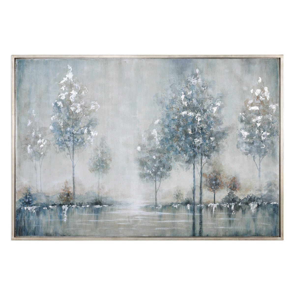 Walk In The Meadow Multicolor Landscape Art - Ornate Home