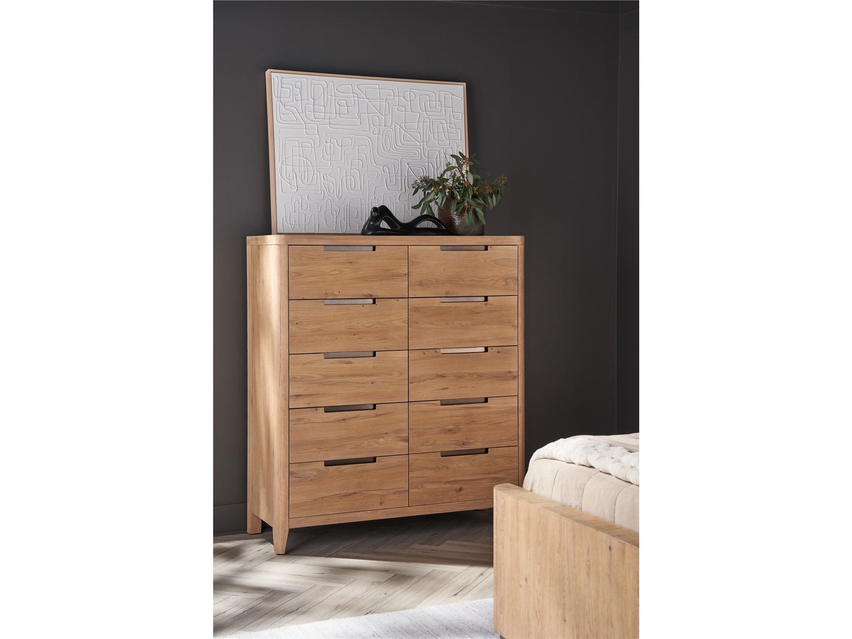 Walker Organic Natural Oak Drawer Chest - Ornate Home
