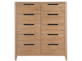 Walker Organic Natural Oak Drawer Chest - Ornate Home