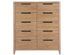 Walker Organic Natural Oak Drawer Chest - Ornate Home