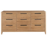 Walker Organic Natural Oak Drawer Dresser - Ornate Home