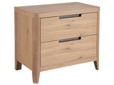 Walker Organic Natural Oak Nightstand (30" W) - Ornate Home