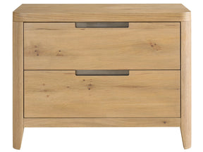 Walker Organic Natural Oak Nightstand (34" W) - Ornate Home