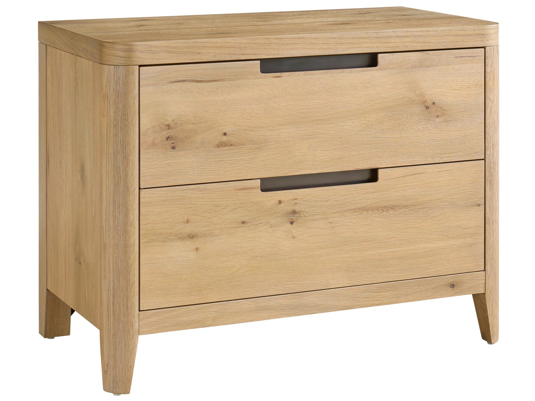 Walker Organic Natural Oak Nightstand (34" W) - Ornate Home