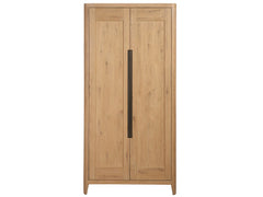 Walker Organic Natural Oak Wardrobe - Ornate Home