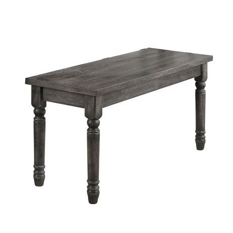 Wallace Bench in Weathered Gray 71438 - Ornate Home