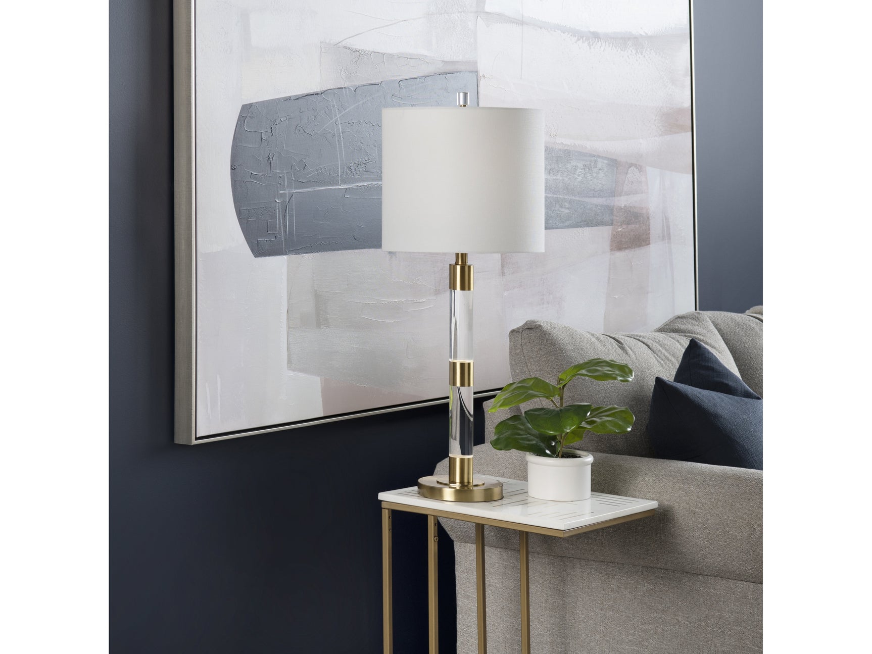 Wallace Blue/Tan Canvas