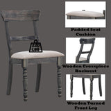 Wallace Brown/Weathered Gray Side Chair (Set of 2) - Ornate Home