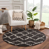 Wallagrass Black Moroccan Shag Rug - Clearance - Ornate Home
