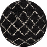 Wallagrass Black Moroccan Shag Rug - Clearance - Ornate Home