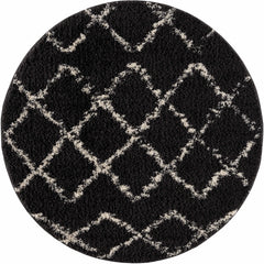 Wallagrass Black Moroccan Shag Rug - Clearance - Ornate Home