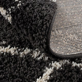Wallagrass Black Moroccan Shag Rug - Clearance - Ornate Home