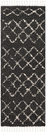 Wallagrass Black Moroccan Shag Rug - Clearance - Ornate Home