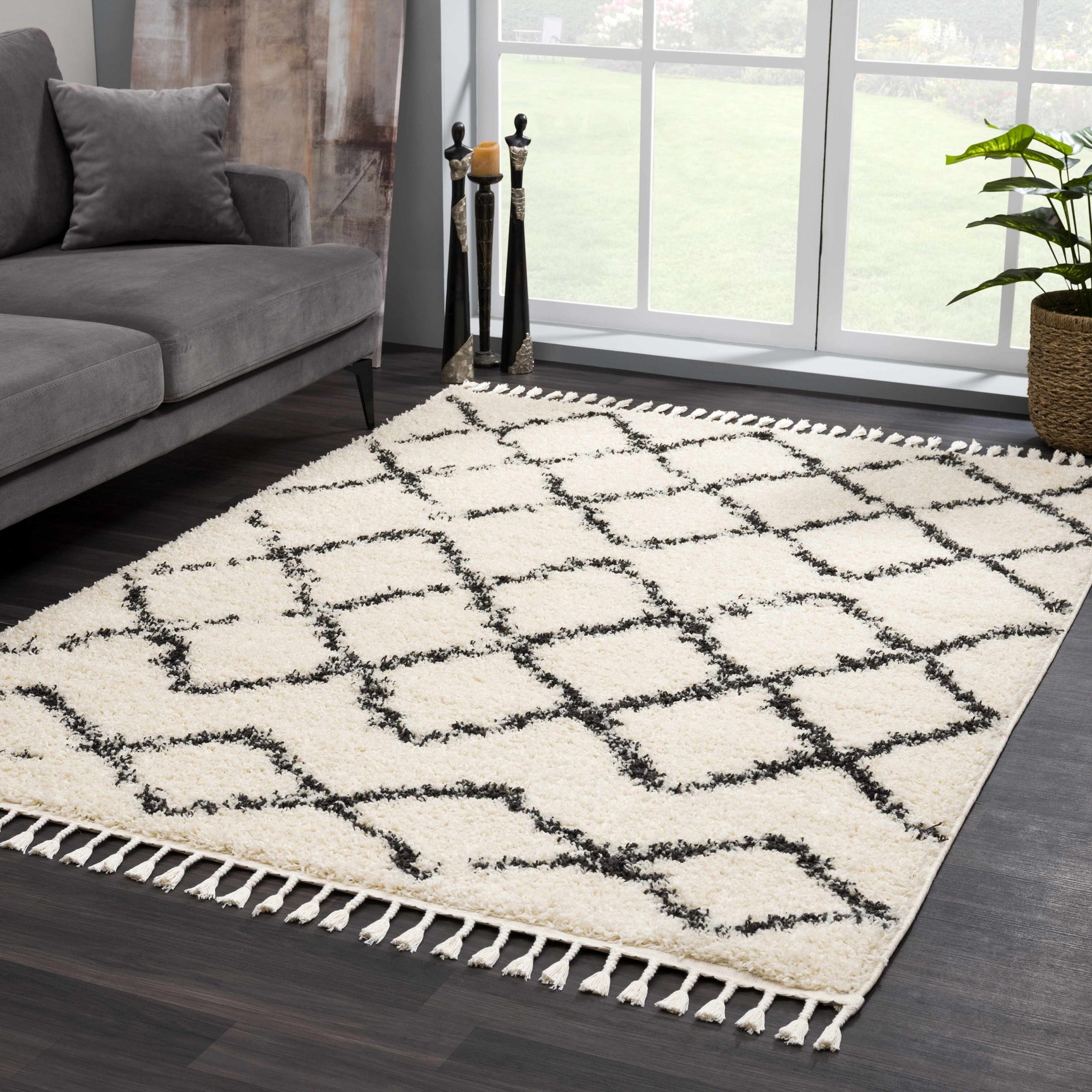 Wallagrass Moroccan Shag Rug - Clearance - Ornate Home