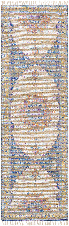 Wallburg Hand Woven Colorful Tassel Rug - Clearance - Ornate Home