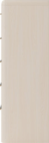 Wallen White Sand 5 Drawer Chest - Ornate Home