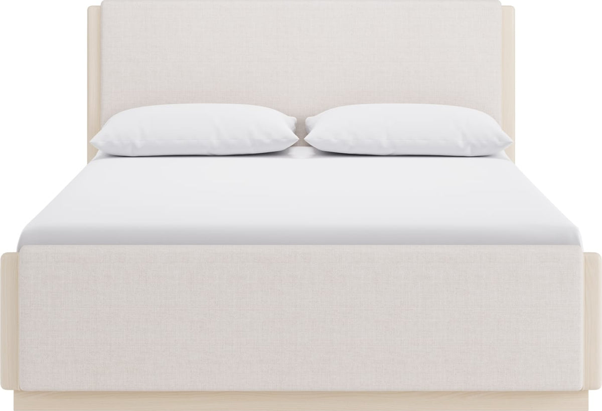 Wallen White Sand California King Upholstered Bed - Ornate Home