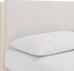 Wallen White Sand Full Upholstered Bed - Ornate Home