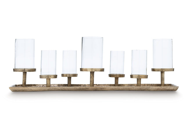 Wallmond Antique Brass Candle Holder (Online Special Price) - Ornate Home