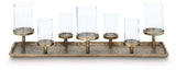Wallmond Antique Brass Candle Holder (Online Special Price) - Ornate Home