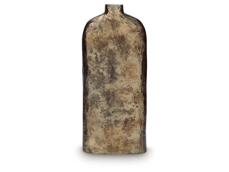 Wallmond Antique Brass Vase (13''H) - Ornate Home