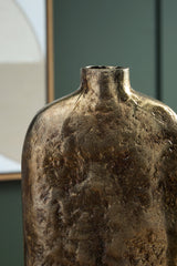 Wallmond Antique Brass Vase (13''H) - Ornate Home