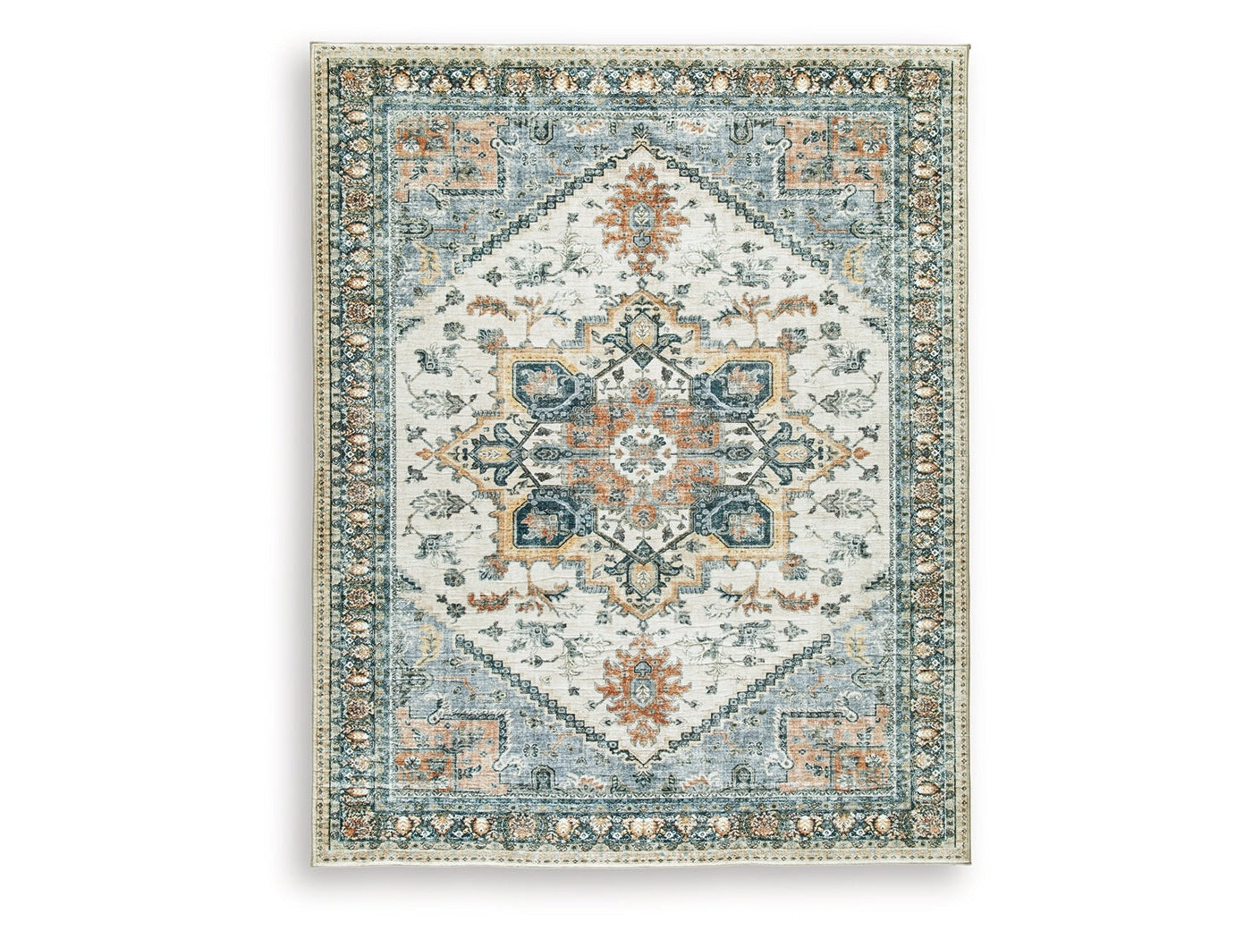 Wallney Multi Memory Foam Large Rug - Ornate Home